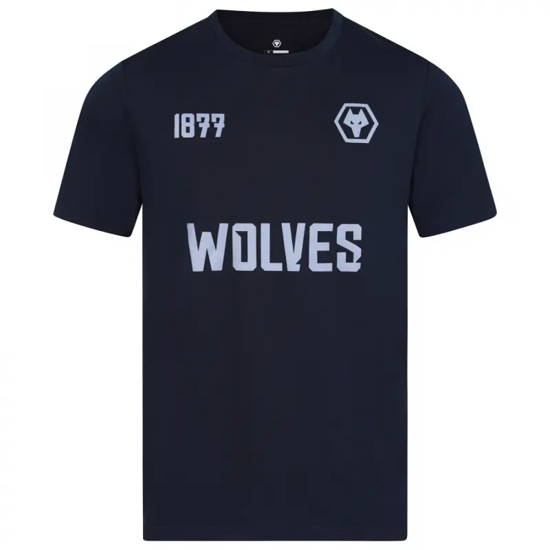 Wolverhampton Wanderers Kits Shop | Wolves Graphic T-Shirt – Navy Wolves Jerseys and Gear